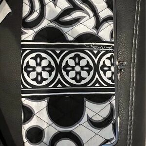 Vera Bradley Black and White Quilted Clutch